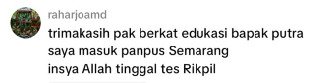 Screenshot testimoni WhatsApp pengguna SuksesCAT 2